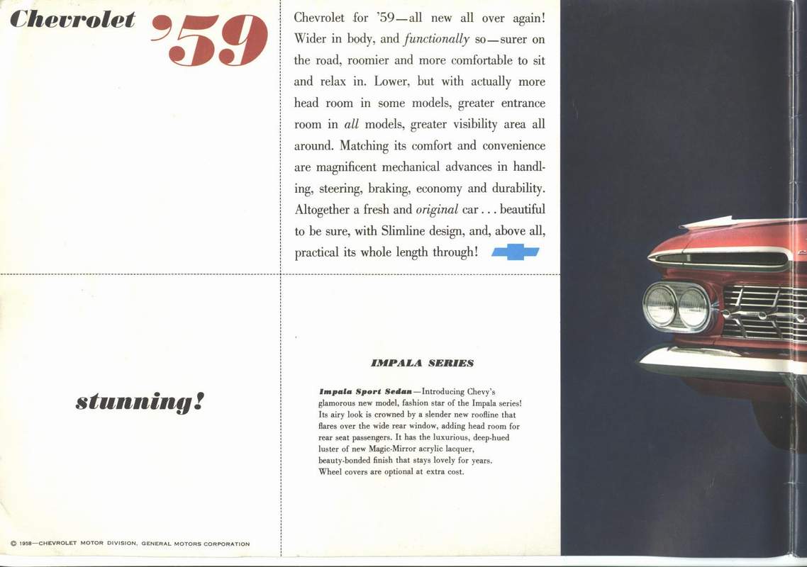 1959 Chevrolet Brochure Page 19